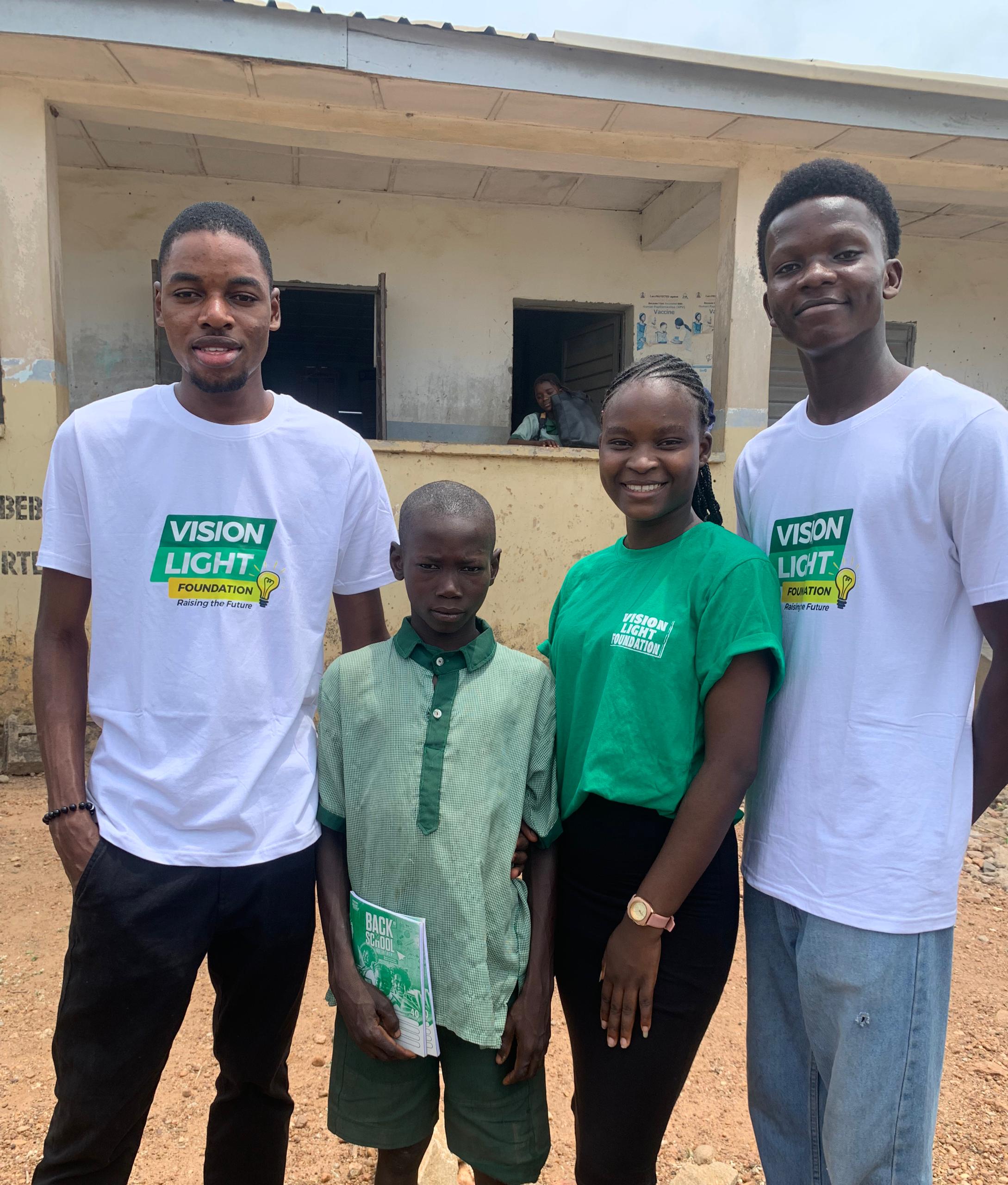 Volunteer distributing meals